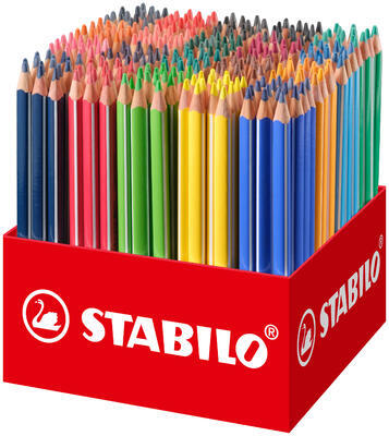 Trojhranné pastelky - STABILO Trio silná - 300 ks balení - 20 různých barev - 1