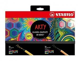 STABILO ARTY Creative set Mix - 68ks, Pen68 / Point88 - 1