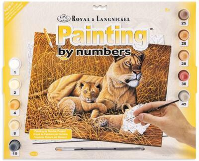 Royal & Langnickel, Malování podle čísel 10+ Lvice - 1
