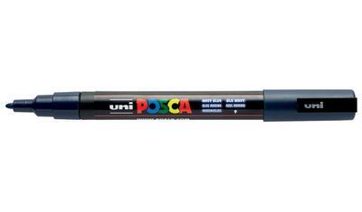 Akrylový popisovač UNI POSCA PC-3M - námořnická modrá 0,9-1,3mm - 1