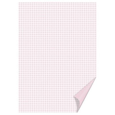Happy Paper A4, 200 g/m2 - čtverečkovaný růžový