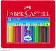 Faber-Castell Pastelky Grip 2001 - 24 ks i pro "L" - 1/4
