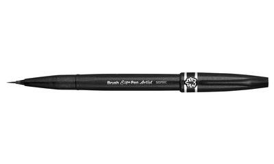 Pentel barevný štěteček Sign Pen „Artist“ - Black