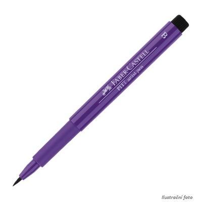 Faber-Castell PITT Artist Pen B - purpurově fialový č. 136 - 1