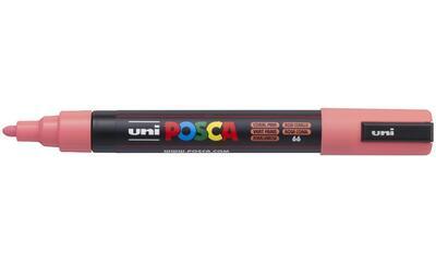 Akrylový popisovač UNI POSCA PC-5M - korálově růžový 66 / 1,8-2,5mm - 1
