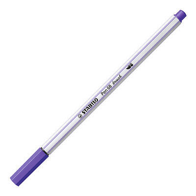 STABILO Pen 68 brush - fialová - 1