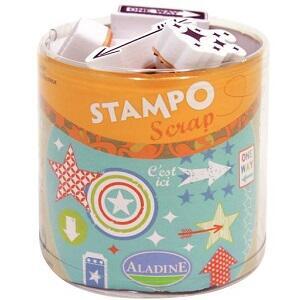 Razítka Stampo Scrap - Šipky a hvězdy - 1
