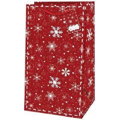 Taška dárková vánoční Piccolo matt -11x6,5x21 cm
