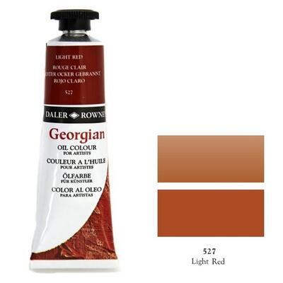 Daler & Rowney Georgian Oil 38ml - Light Red 527, olejová barva - 1