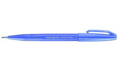 Pentel SES15C-V2X Popisovač Touch Brush Sign Pen - modrofialový - 1