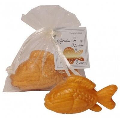 Mýdlo 30g zlatá rybka v organzovém sáčku