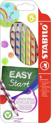 STABILO EASYcolors 331/6 Pastelky pro leváky  Sada 6 ks - 1