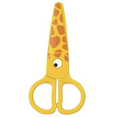 Nůžky dětské Keyroad plastové - žirafa - 1