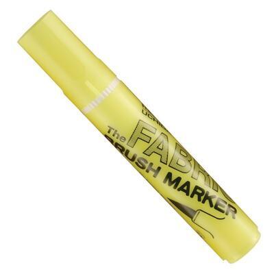 Marvy Popisovač na textil nezažehlovací - Fluorescent Yellow - 1