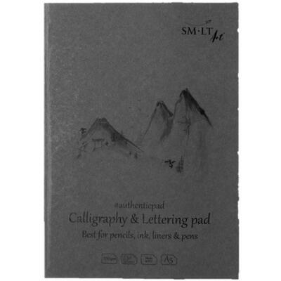 SMLT Blok caligraphy & lettering pad pro kaligrafii, A5, 100g/m2, 50 listů
