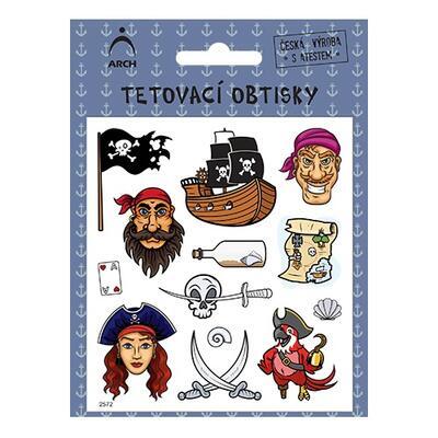 Dětské tetovací obtisky - piráti 02