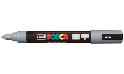Akrylový popisovač UNI POSCA PC-5M - šedý 37 / 1,8-2,5mm - 1