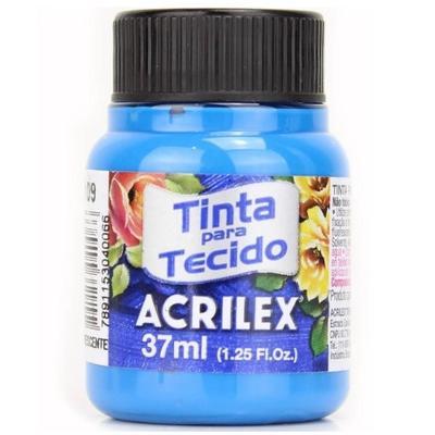 Acrilex Barva na textil 37ml - fluorescenční modrá 109 - 1