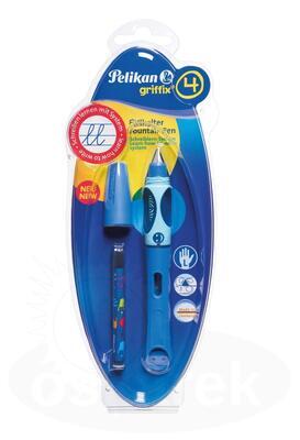 Bombičkové pero Pelikan Griffix 4 pro leváky - světle/tmavě modré - 1