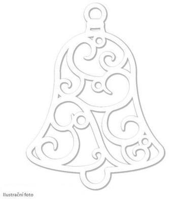 Výřez filigrán - Zvonek 15 cm, 4 ks - 1
