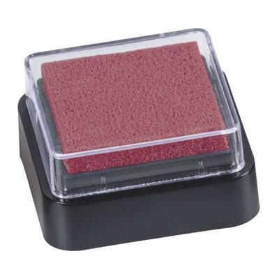 Razítkovací polštářek mini 3x3 cm - tmavě červený  