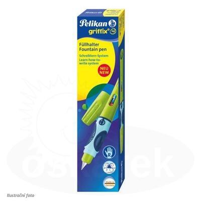 Bombičkové pero Pelikan Griffix 4 pro praváky - zelené/modré - 1