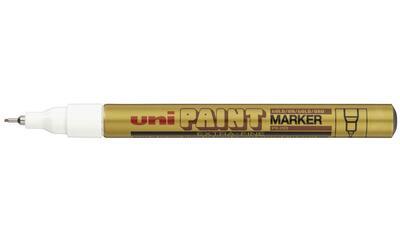 UNI PAINT Marker popisovač 0,8 mm - zlatý - 1