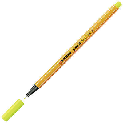STABILO point 88/024 - fluorescentní žlutá - 0,4 mm - 1