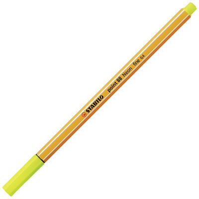 STABILO Point 88/024 - fluorescentní žlutá - 0,4 mm - 1