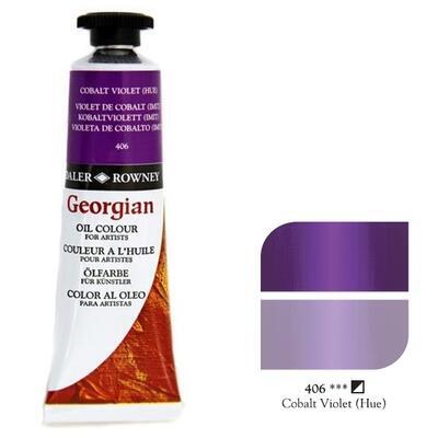 Daler & Rowney Georgian Oil 38ml - Cobalt Violet 406, olejová barva - 1