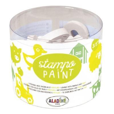 Razítka Stampo Paint, Malovací pěnová razítka - farma - 1