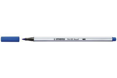 STABILO Pen 68 brush - ultramarínově modrá - 1