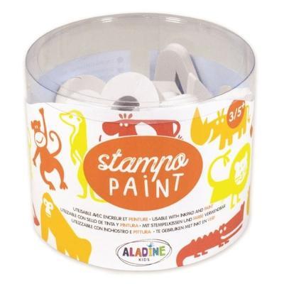Razítka Stampo Paint, Malovací pěnová razítka - safari - 1