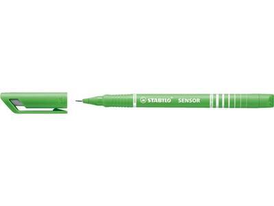 STABILO SENSOR  Liner inkoustový F, barva světle zelená - 1