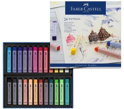 Faber-Castell QUALITY  Měkké pastely - 24 ks - 1