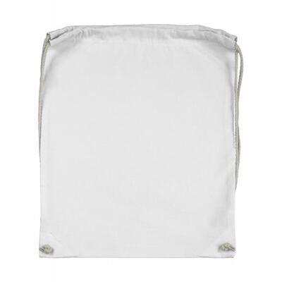 Bavlněný batoh 140 g/m2, 37x48 cm - bílý/ 60257-100
