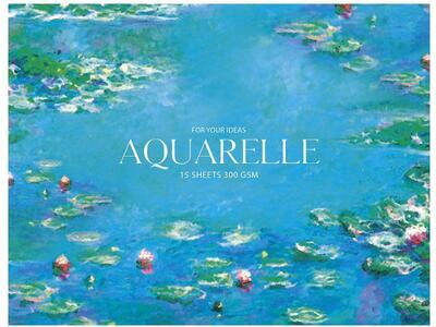 Lepený skicák Shkolyaryk Muse Aquarelle A5+, 15 listů, 300 g/m2