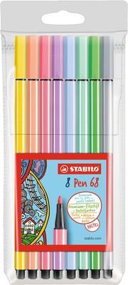 STABILO Pen 68, Sada pastelových barev 8 ks - 1