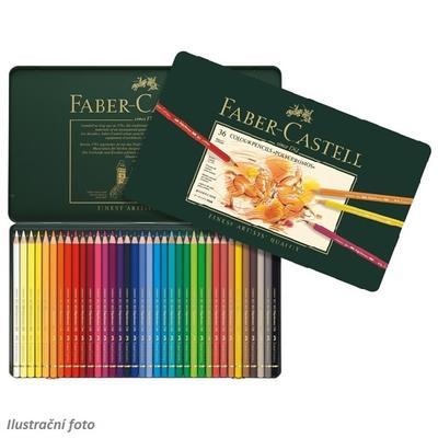 Faber-Castell Pastelky Polychromos - 36 ks v kovové etui - 1