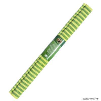 Koh-i-noor Krepový papír 9755/70 - pruhovaný žluto zelený