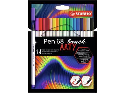 Stabilo Pen 68 brush ARTY - 18ks - 1