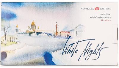 ST PETERSBURG: Sada akvarelů White nights 36 barev - 1