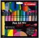 STABILO Pen 68 MAX Vláknový fix s klínovým hrotem - sada 12 barev - 1/6