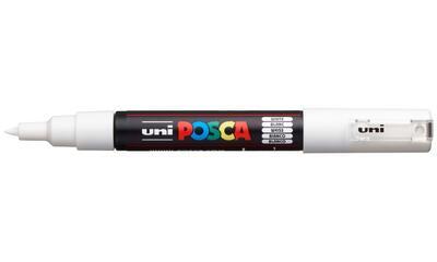 Akrylový popisovač UNI POSCA PC-1M - bílý 1/ 0,7mm - 1