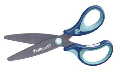 Nůžky dětské ergonomické Griffix "R" s kulatou špičkou - modré - 1