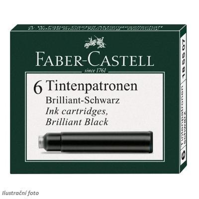 Faber-Castell Inkoustová bombička černá - 6 ks - 1
