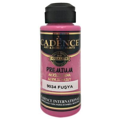 Polomatná akrylová barva Cadence Premium, 120 ml - fuchsiová