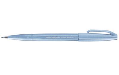 Pentel SES15C-S3X Popisovač Touch Brush Sign Pen - šedomodrý - 1