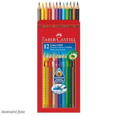 Faber-Castell Pastelky Colour Grip 2001 - 12 ks i pro L v krabičce - 1