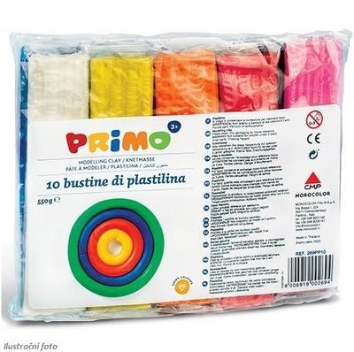 Plastelína Primo 10 x 55g mix barev - 1